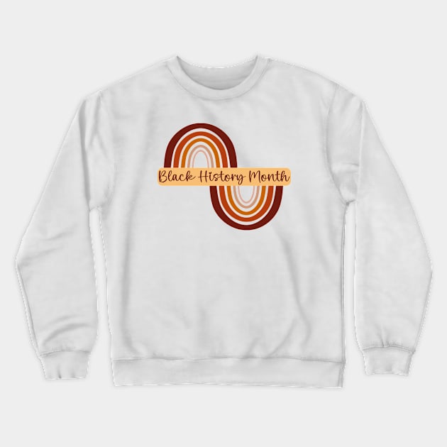 Black History Month Crewneck Sweatshirt by RetroDesign